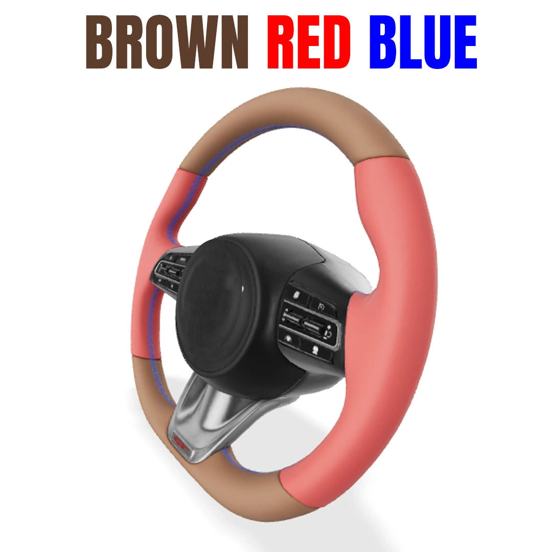 Premium Customization Steering Wheel Cover – DIY Sew Edition