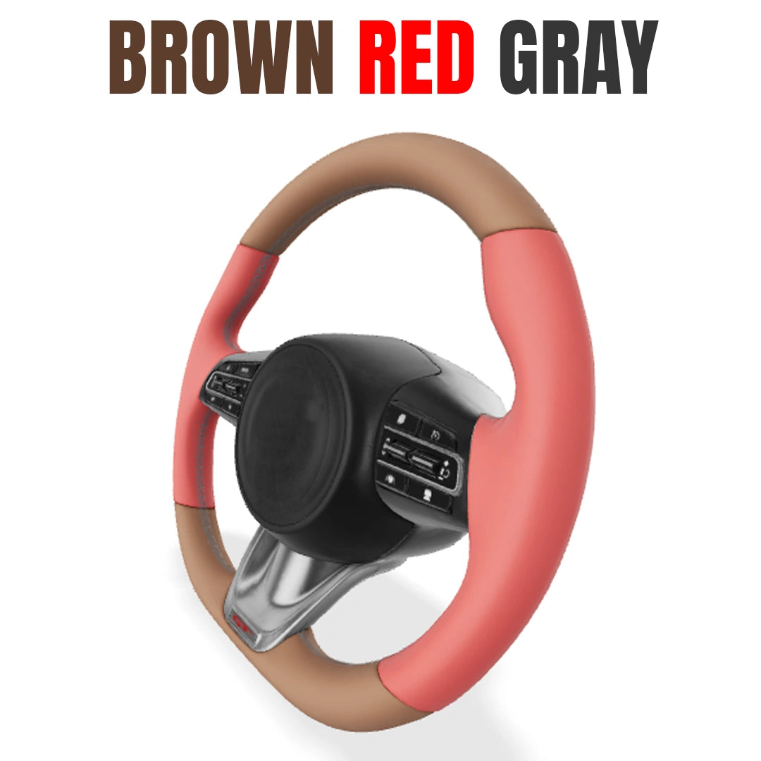 Premium Customization Steering Wheel Cover – DIY Sew Edition
