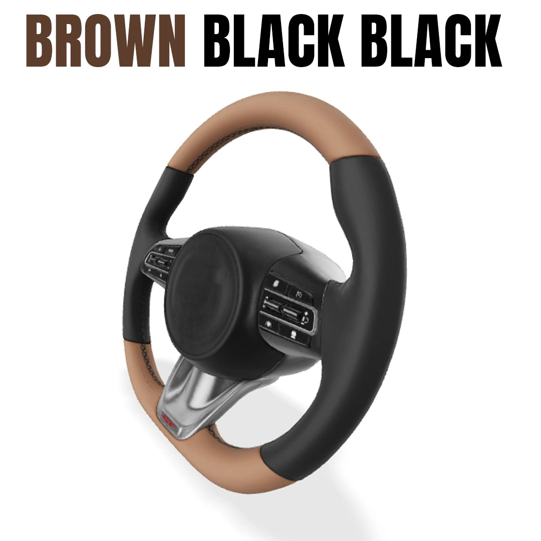 Premium Customization Steering Wheel Cover – DIY Sew Edition