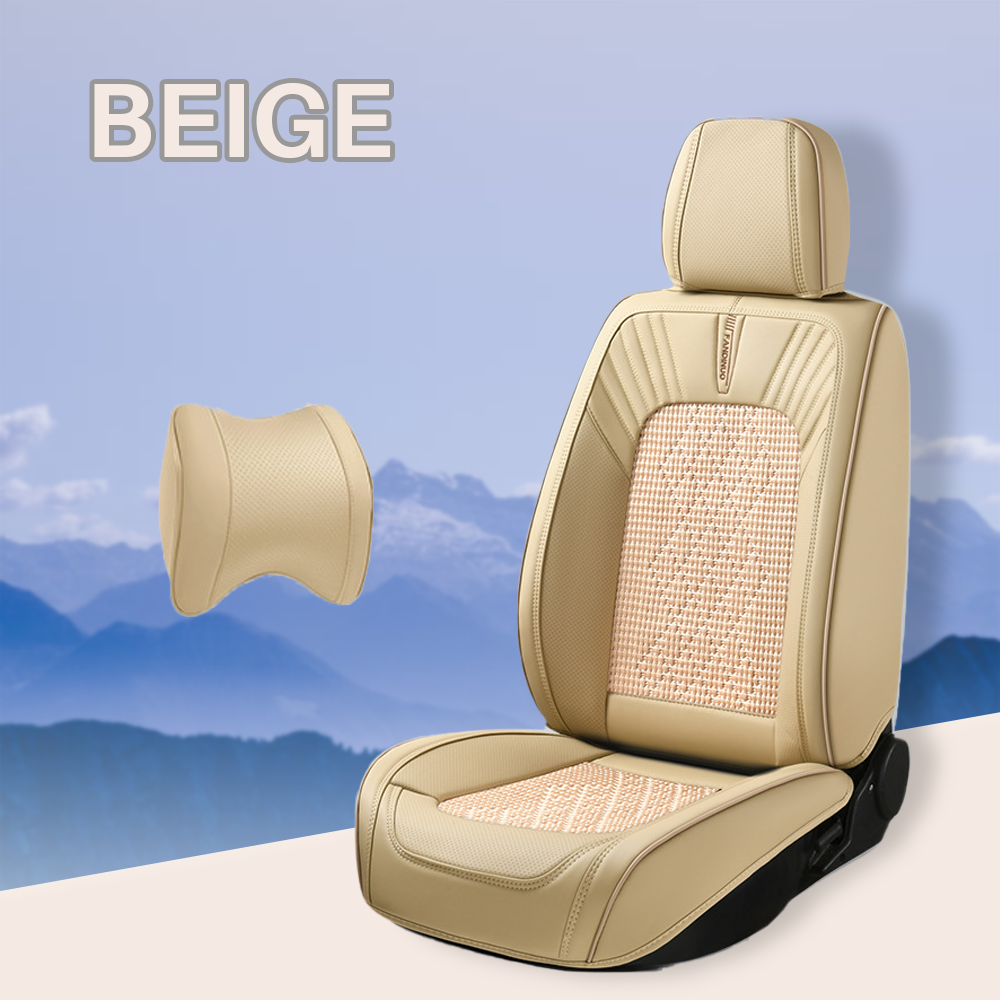 2024 Benny Leather Car Seat Cover for Cars, SUV