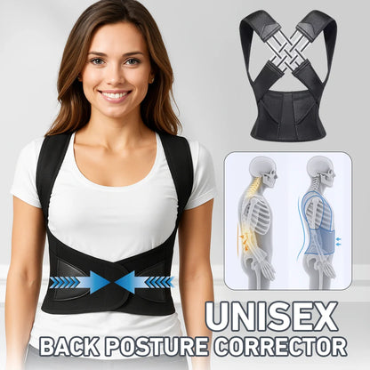Premium Adjustable Cross Design Backpain Relief Posture Corrector Brace