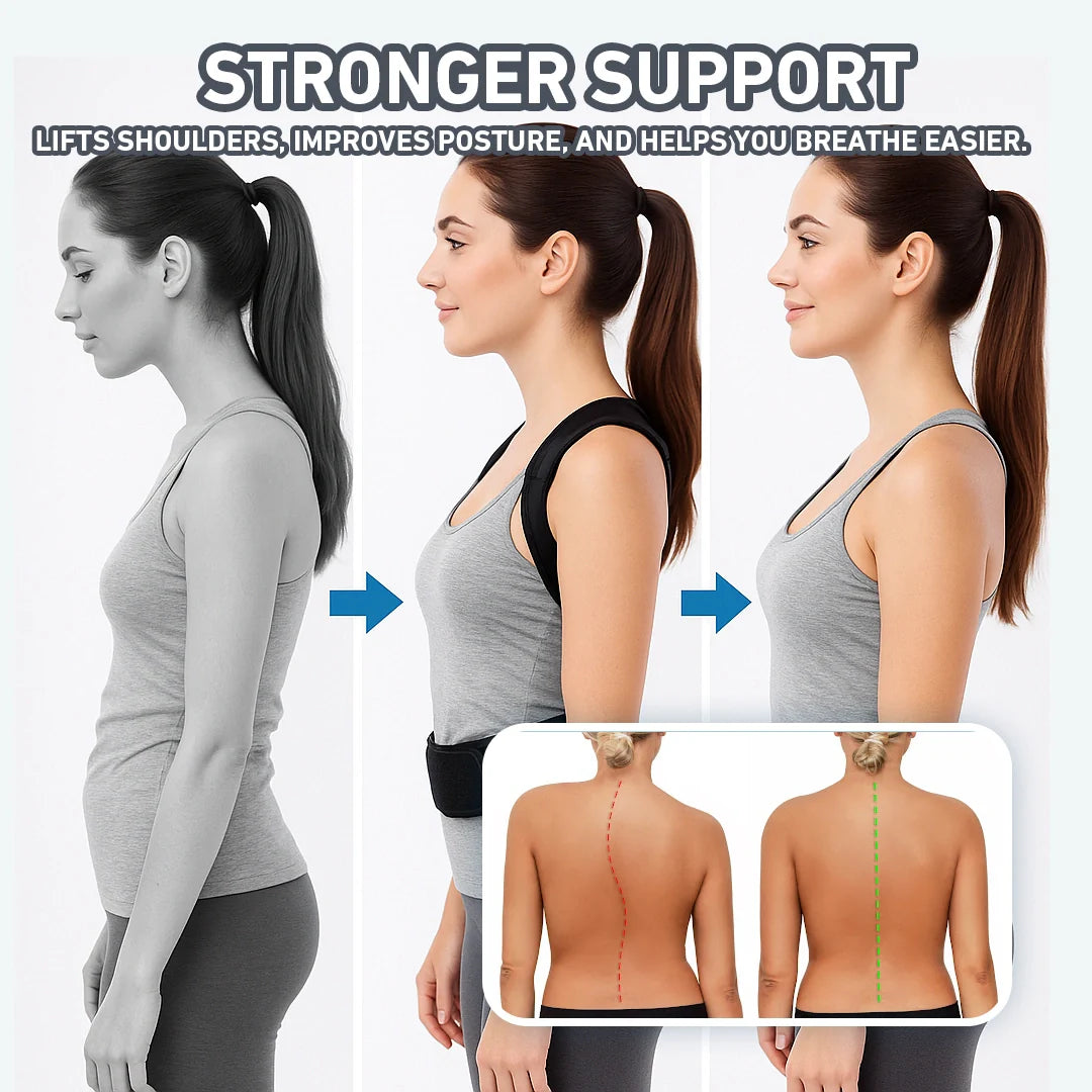 Premium Adjustable Cross Design Backpain Relief Posture Corrector Brace