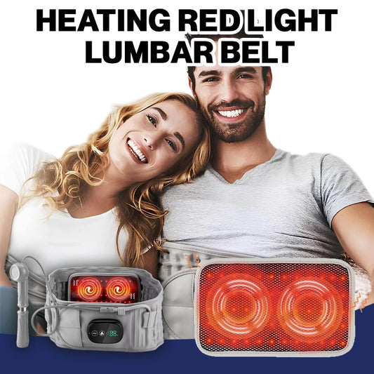 Heating Red Light Lumbar Belt with Vibration & Air Compression Support