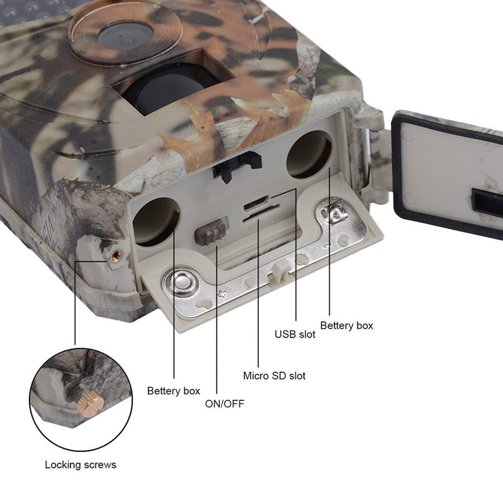 NEW JPEG/AVI Trail Wildlife Camera 12MP 1080P Night Vision Cellular Mobile Hunting Cameras IP65 Wireless Photo Trap