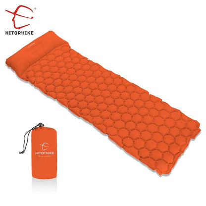 Hitorhike/Homful Inflatable Sleeping Pad Moisture-proof Camping Mat With Pillow air mattress glamping Cushion inflatable sofa