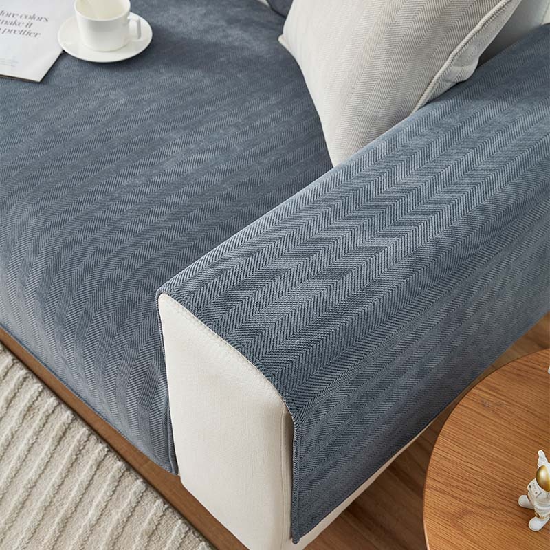 High Quality Non-Slip Anti-Scratch Chenille Fabric Furniture Protector Sofa Cover