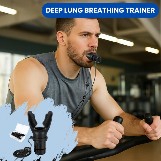 Deep Lung Breathing Trainer – Improved Lung Capacity, Stress Relief & Cardiovascular Endurance