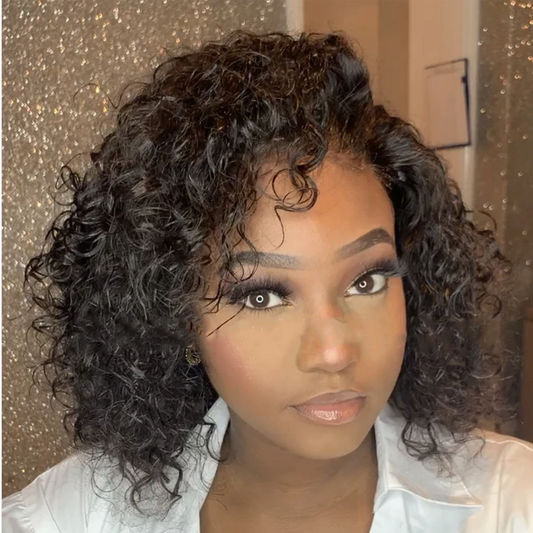 Brazilian Curly Charming Front Wig Frontal Wig