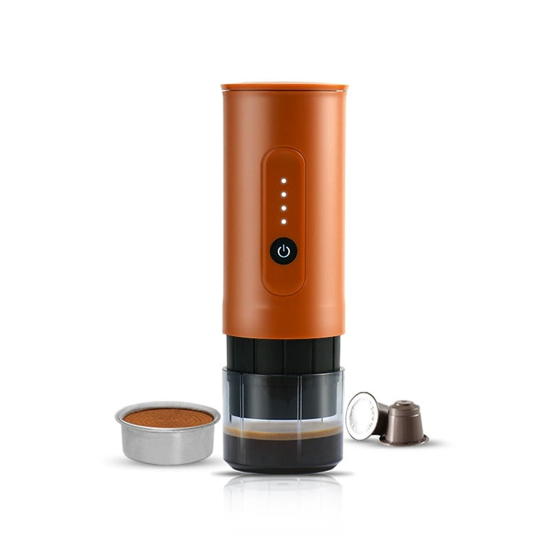 Portable Electric Coffee Machine | Travel Self-Heating Coffee Maker with USB Charging