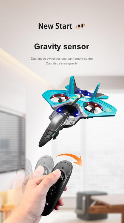 Glowires™ RC Plane V17 Remote Controlled Foam Aircraft for Boys