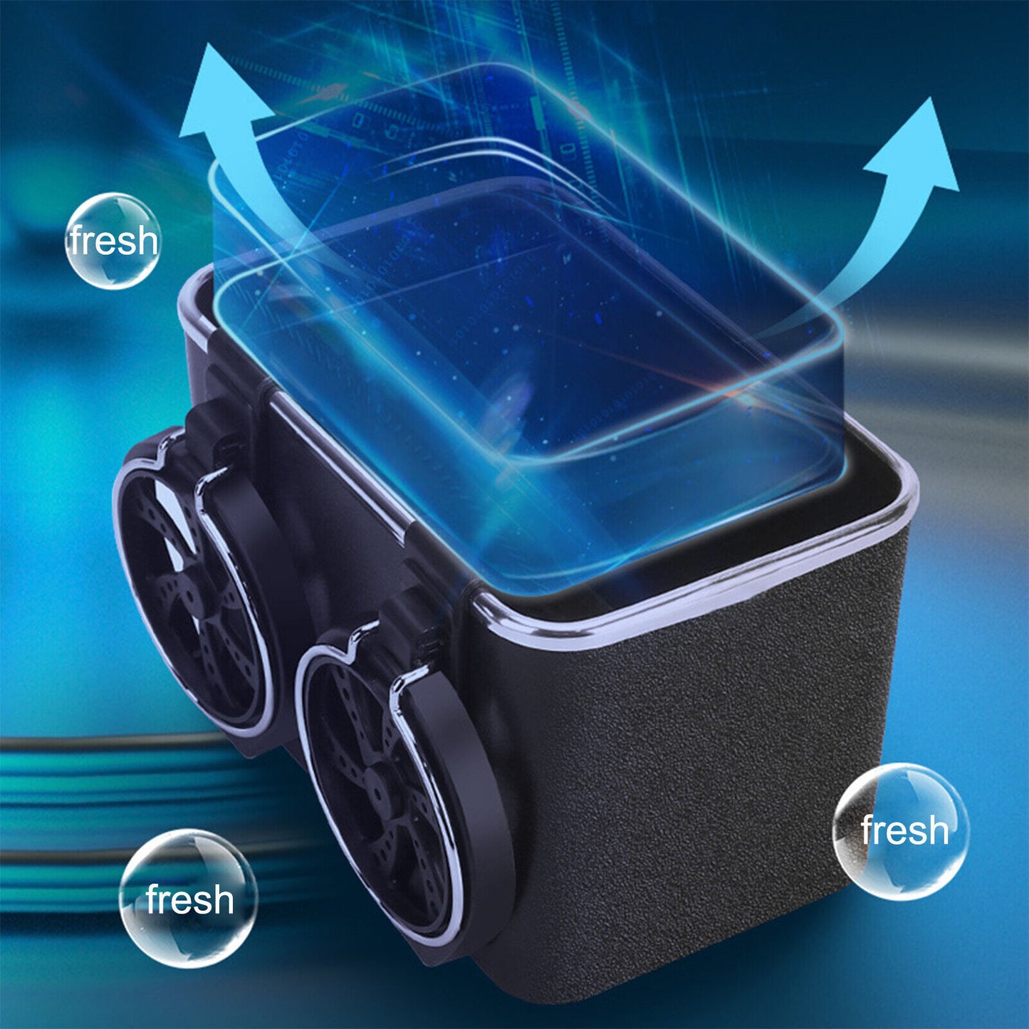 Glowires™ Multifunctional Storage Box for Back Row