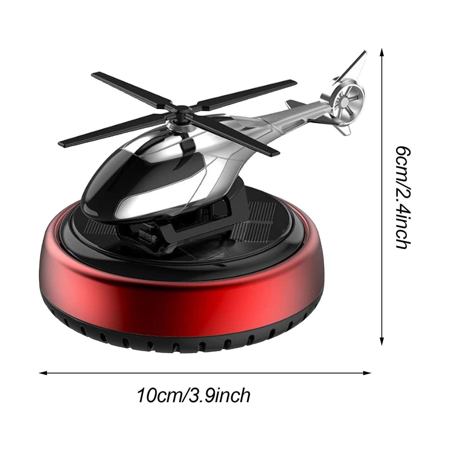 Glowires™ Solar-Powered Helicopter Car Air Freshener