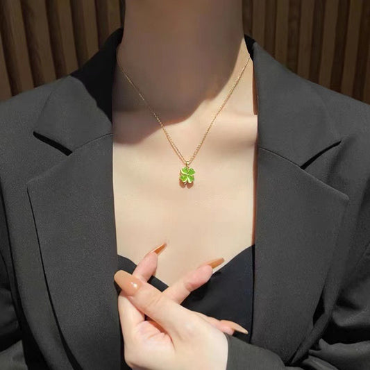 Glowires™ Rotatable Green Good Luck Necklace