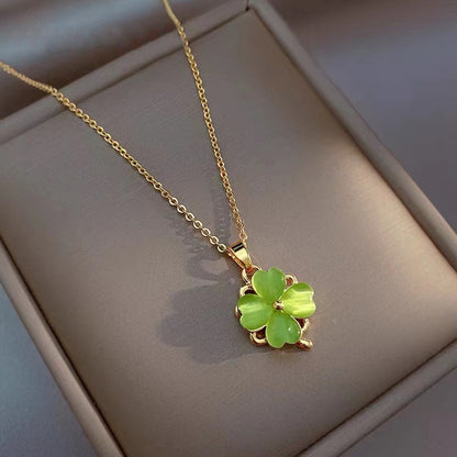 Glowires™ Rotatable Green Good Luck Necklace